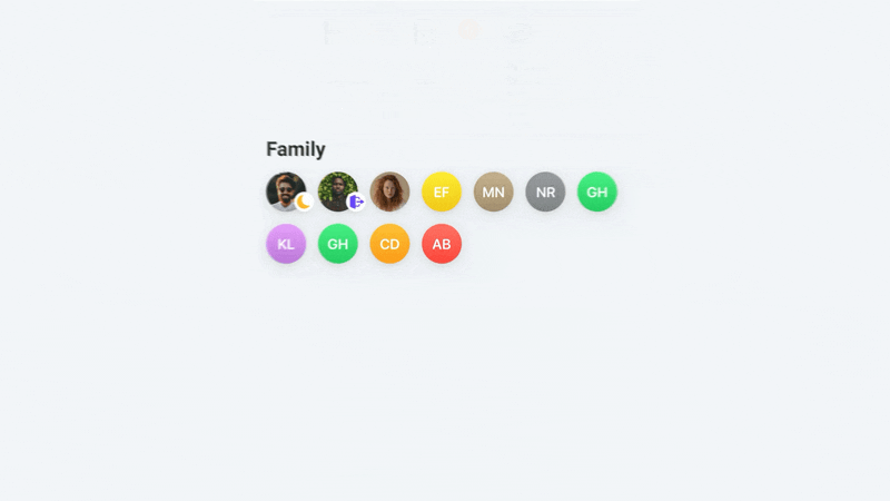 A grid displaying many widgets for Homey Dashboards
