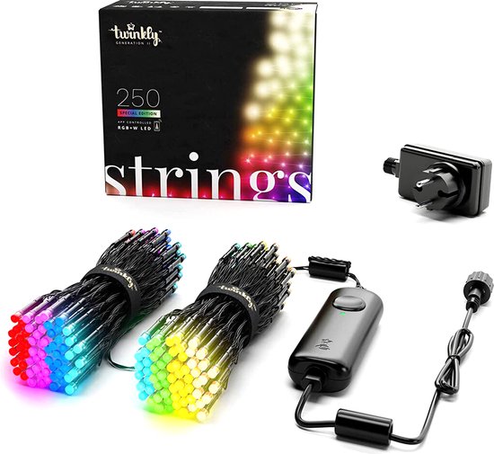 Twinkly Strings Lichtsnoer - 20M - LED Verlichting - RGB & Warm Licht - Dimbaar -... | bol