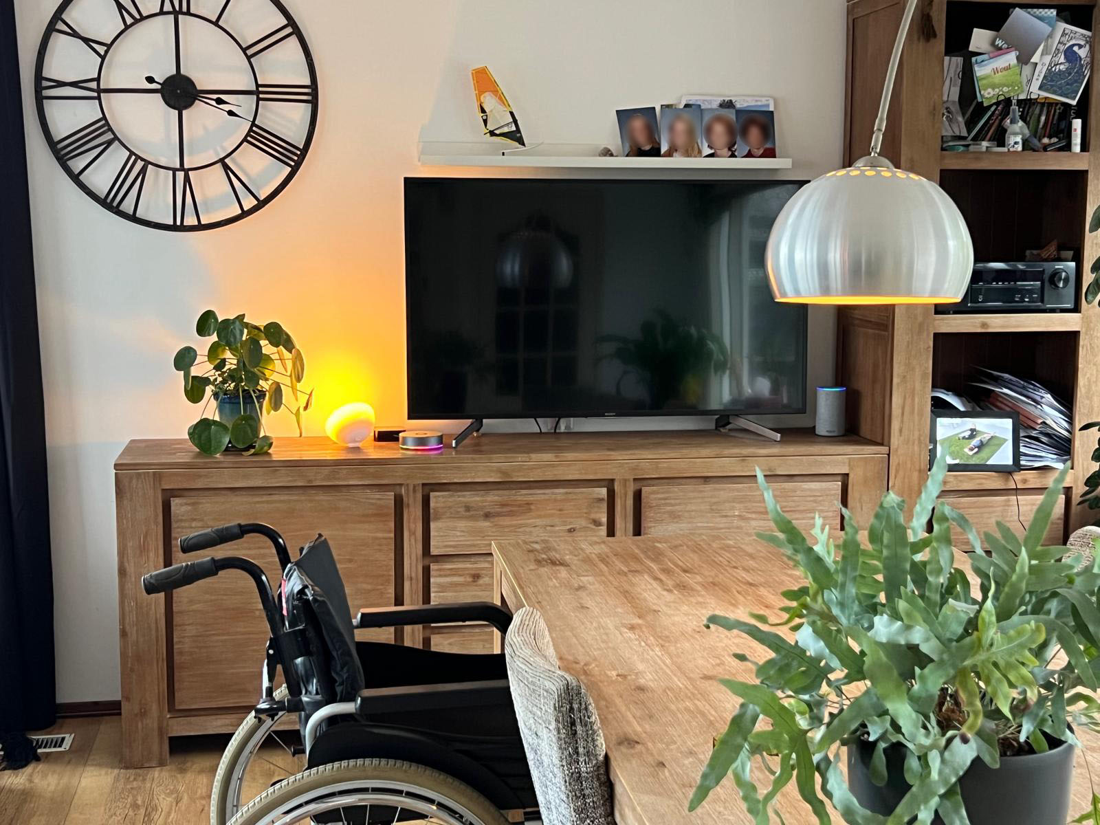The home of one of StemCom's clients, with the Homey Pro in background