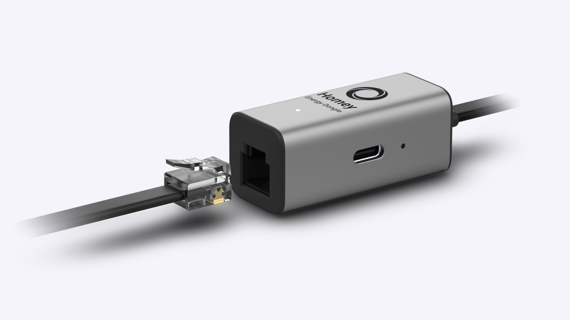 The Homey Energy Dongle has a built-in splitter