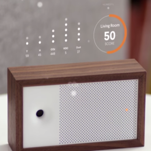 Awair device using cloud data